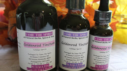Goldenrod Tincture - Made from Wild Harvested Leaf and Flower
