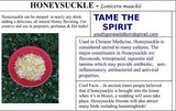 Honeysuckle Flower Blossoms - Wild Harvested, Sun Dried