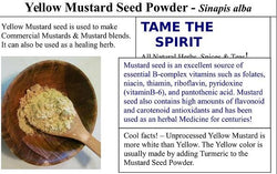 Yellow Mustard seeds - Grow your own Herbs!