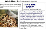 Witch Hazel Bark Powder - Wild Harvested in the Appalachian Mountains